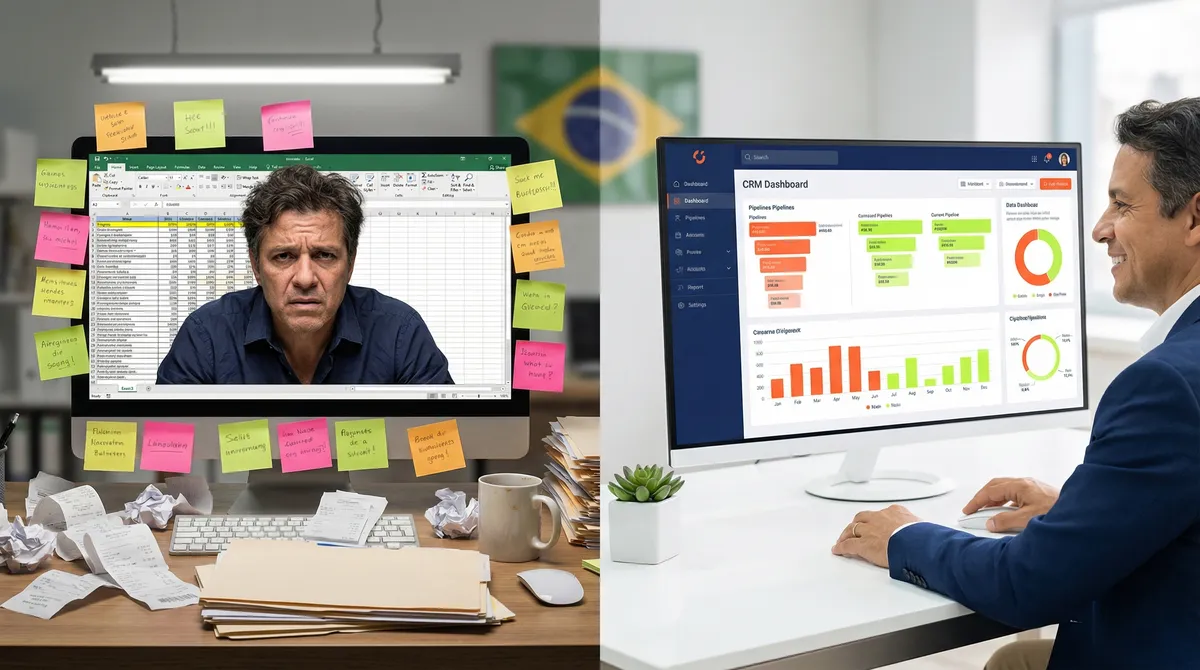 CRM Gratuito vs Profissional: Perdi R$ 85k Por Usar Excel e Você Pode Estar Perdendo Também