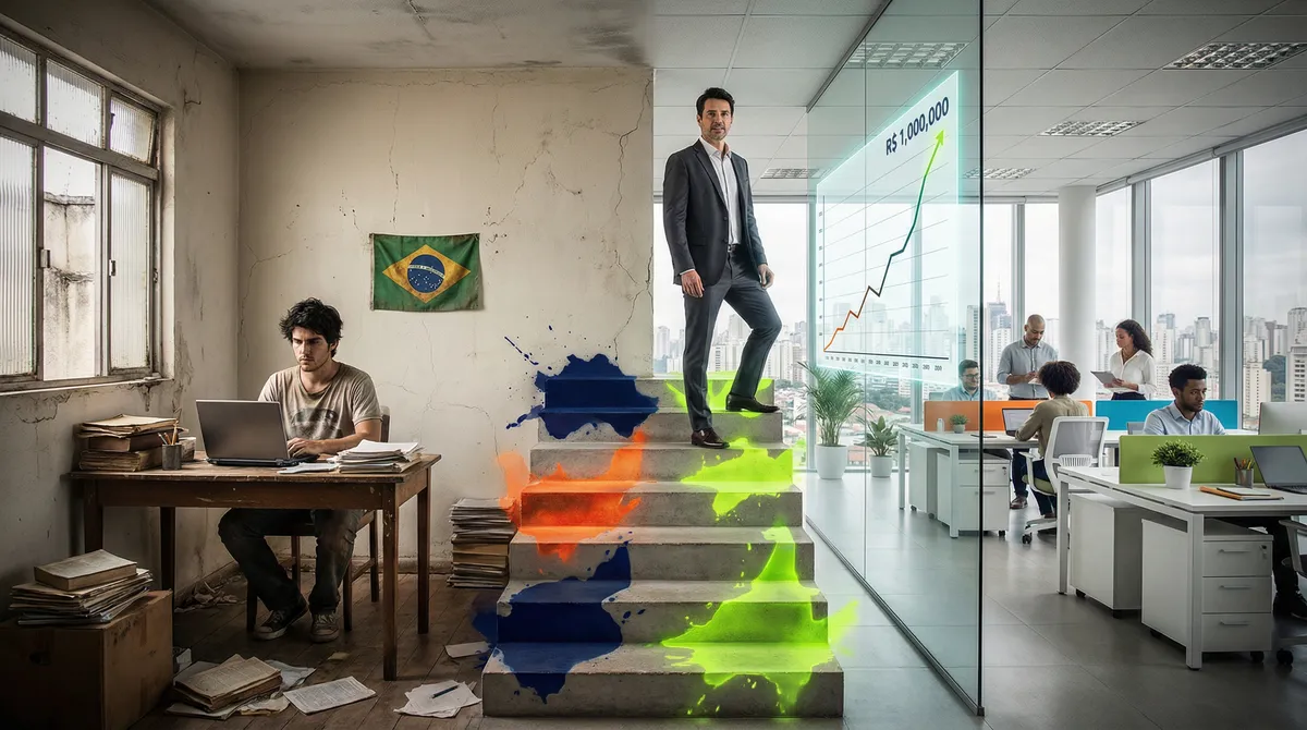 Do Barraco ao Milhão: Como Quebrei aos 30, Morei Sem Geladeira e Reconstruí Tijolo Por Tijolo