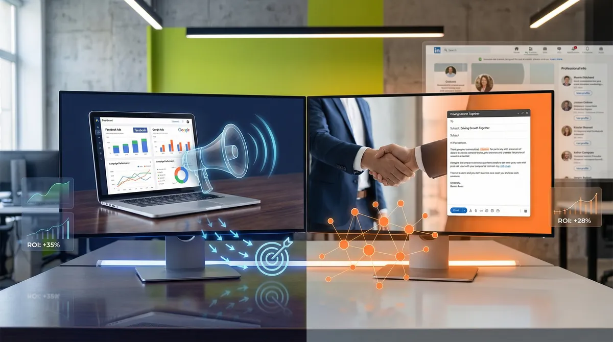 Tráfego Pago vs Prospecção Ativa: Eu Gastei R$ 480k Para Descobrir Qual Funciona Melhor